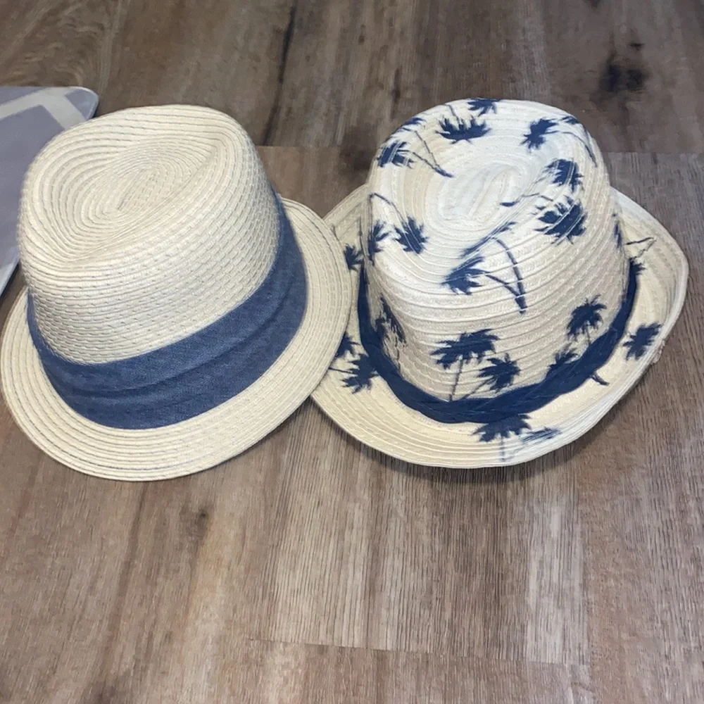Lot of 2 toddler fedora hat bundle 2t-4t boy - Picture 2 of 4